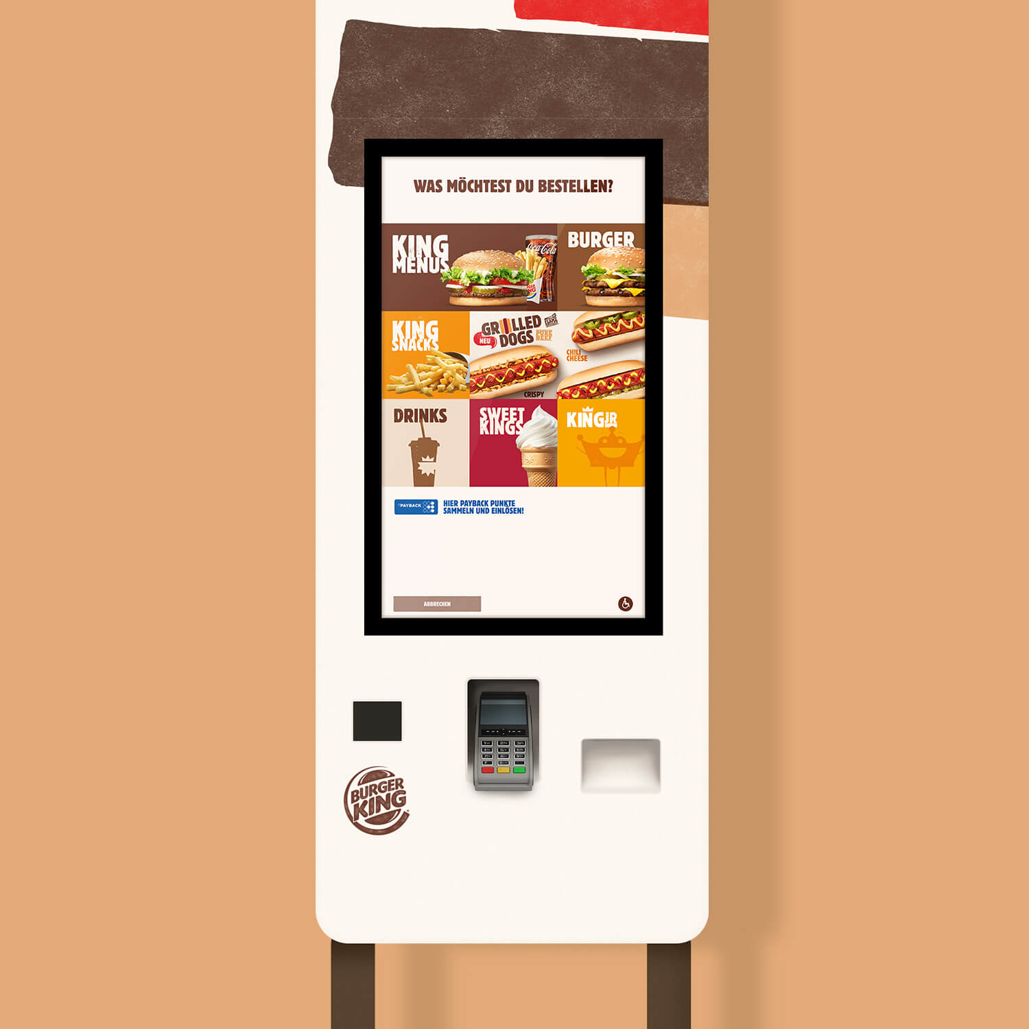 Referenzbild BURGER KING® Self-Order-Terminal